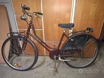 Bicicletta da città da donna - bordeaux