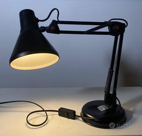 Lampada vintage con braccio girevole e snodabile - Arredamento e