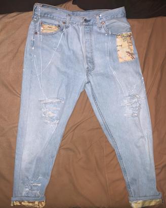 Jeans levis 501 custom 1^Classe Alviero Martini