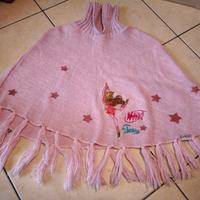 Poncho Winx Flora. Età 2/3 anni.