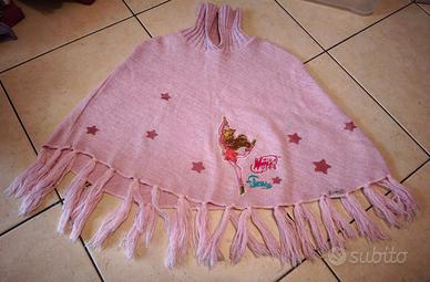 Poncho Winx Flora. Età 2/3 anni.