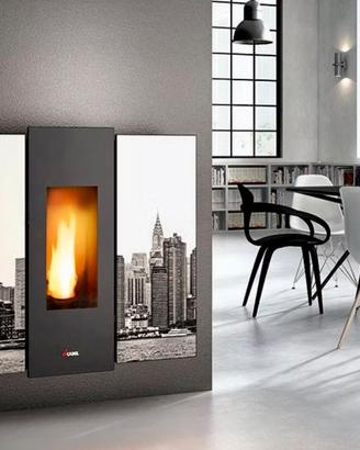 Stufa Pellet Wall New York 9kw