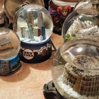 Collezione di 13 sfere di vetro