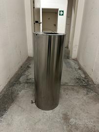 Cappa cilindrica Faber acciaio inox isola