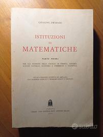Istituzioni di matematiche 1 - Zwirner (1971)
