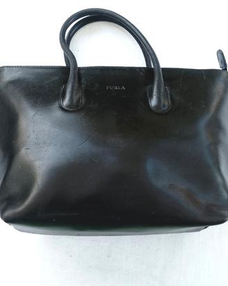 Borsa nera Furla in pelle