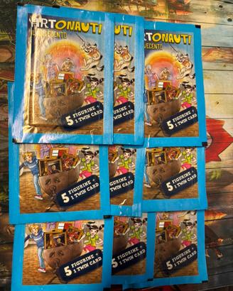Lotto 9x bustine figurine Artonauti “il novecento”