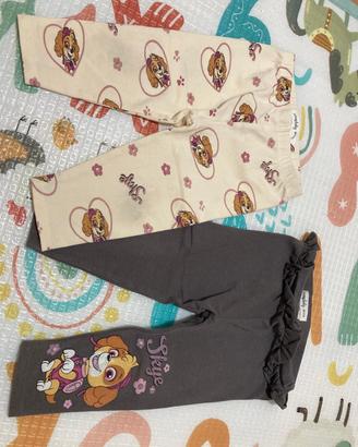 2 pantaloni neonata 9 mesi