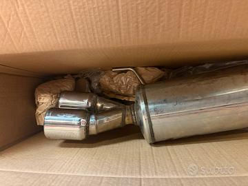 Scarico inox punto Abarth