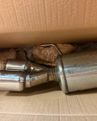 Scarico inox punto Abarth