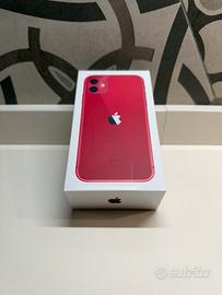 IPhone 11 Rosso scatola originale completa