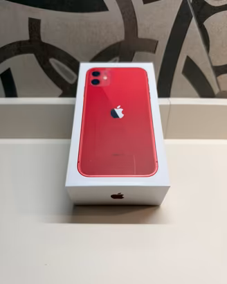IPhone 11 Rosso scatola originale completa