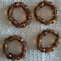 Portatovaglioli di perline