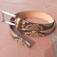 Cintura in vera pelle di pitone