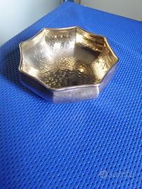 Ciotola in rame martellata ottagonale