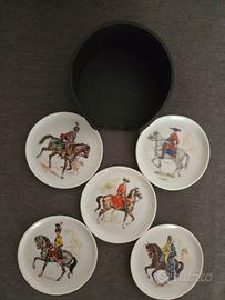 Set 5 sottobicchieri Vintage