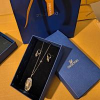 Parure Swarovski collana e orecchini - nuovi