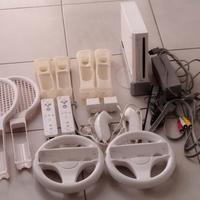 Wii bianca con accessori 