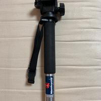 Monopiede manfrotto con testa