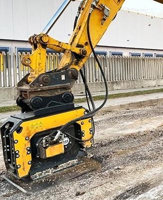 Piastra vibrante escavatore 100/150 q.li