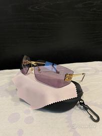 Occhiali da sole Miu Miu color malva 54YS 5AK061