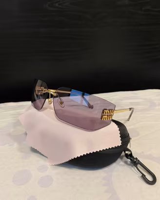 Occhiali da sole Miu Miu color malva 54YS 5AK061