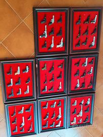 Collezione 72 Riproduzioni in miniatura Pistole Be