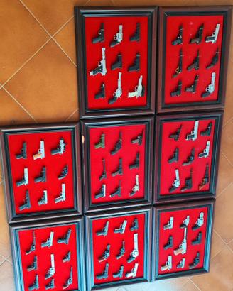 Collezione 72 Riproduzioni in miniatura Pistole Be
