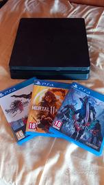 Ps4 Slim 1tb + 3 giochi + 1 controller