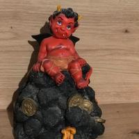 Salvadanaio Diavoletto Poliresina