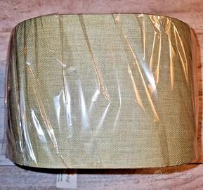 Paralume Ovale Tessuto Verde Clayre & Eef 20x13,5