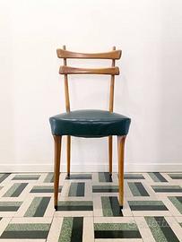 Set 4 sedie stile Ico Parisi Butterfly