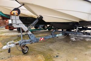 Carrello barca da revisionare