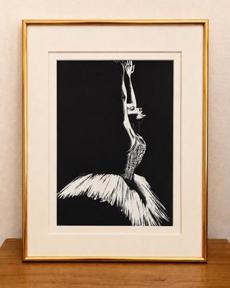Stampa Artistica di una Ballerina