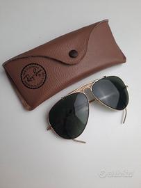 Occhiali Ray-Ban USA Outdoorsman 58mm G15 anni 70