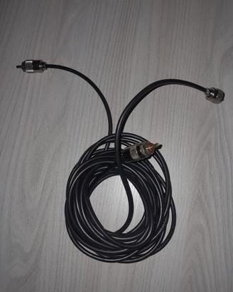 Cavo radio cb +  + 2 connettori pl259