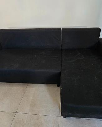 Divano letto 3 posti con penisola