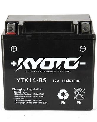 BATTERIA KYOTO GTX14-BS AGM 12V 12AH CCA 200 CAGIV