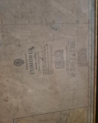 carta nautica ufficiale dell'ammiragluato Britanni