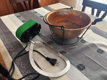 Paiolo elettrico in rame
