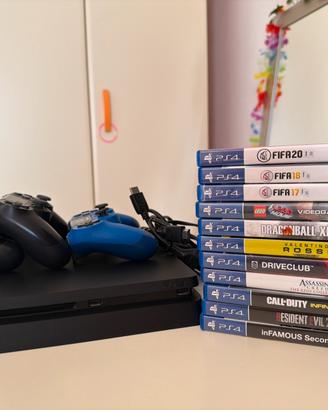 Sony PS4 Slim 1TB completa – 3 pad + giochi