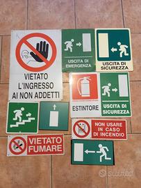 Cartelli segnaletici 