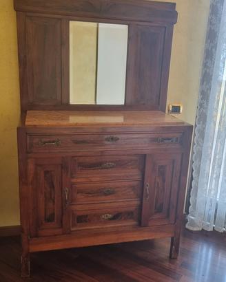 Mobili camera in legno e marmo - comò e comodini