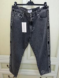 Calvin Klein Jeans Dad Fit Grigio/Nero