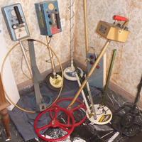 lotto metaldetector cercametalli vintage