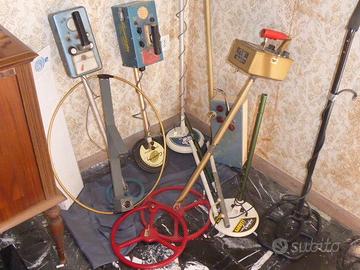 lotto metaldetector cercametalli vintage
