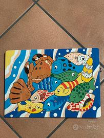 Puzzle da pesca con magneti