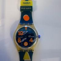 OROLOGIO SWATCH STOP WATCH ANNI 80 FUNZIONANTE