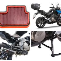 Cf Moto 650 Mt accessori valigie scarico catena 