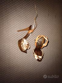 Sabot legno animalier nr 36 Guess vintage